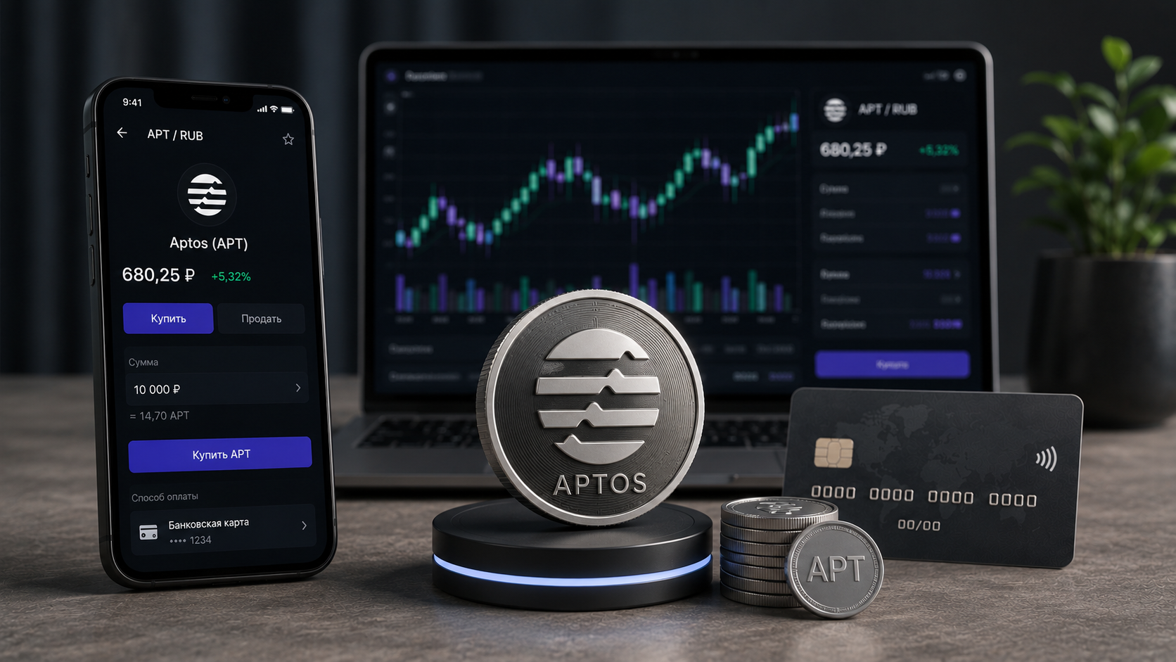 Как купить Aptos (APT) в России в 2026: пошагово
