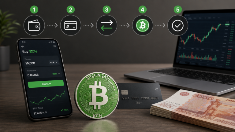 Как купить Bitcoin Cash (BCH) в России в 2026: пошагово