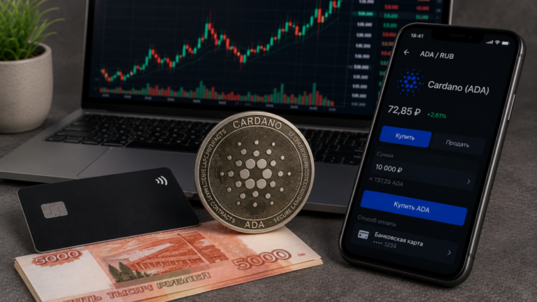 Как купить Cardano (ADA) в России в 2026: пошагово