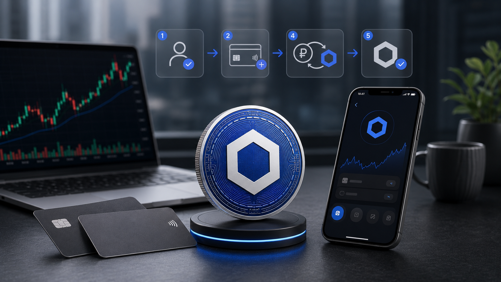 Как купить Chainlink (LINK) в России в 2026: пошагово