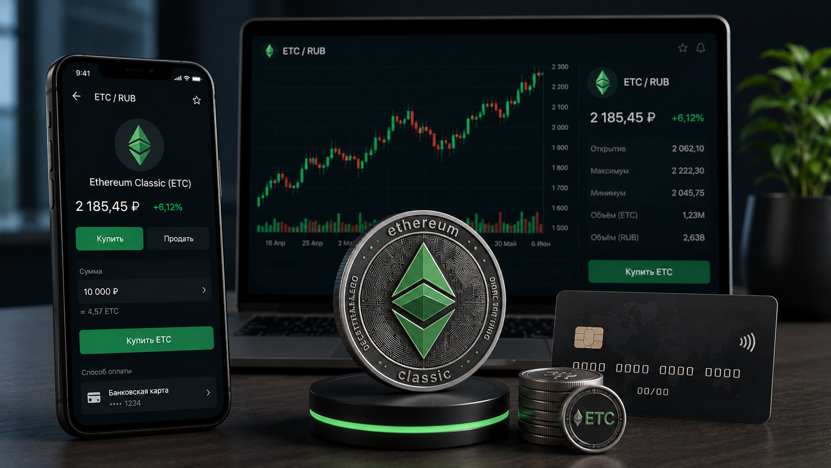 Как купить Ethereum Classic (ETC) в России в 2026: пошагово