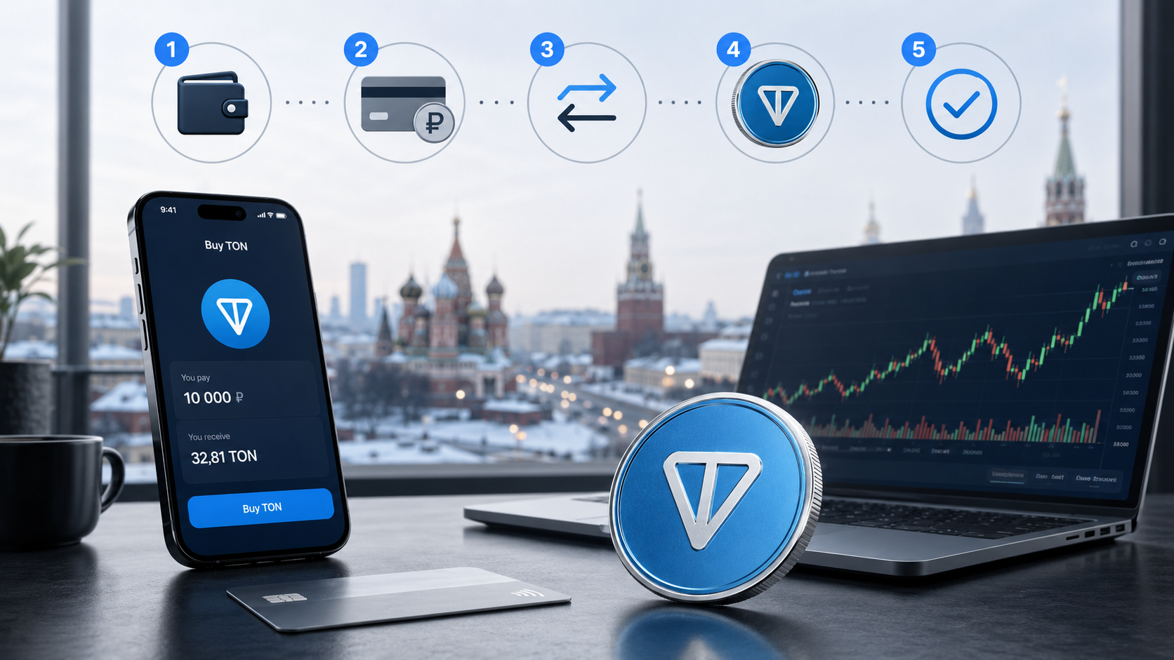 Как купить Toncoin (TON) в России в 2026: пошагово