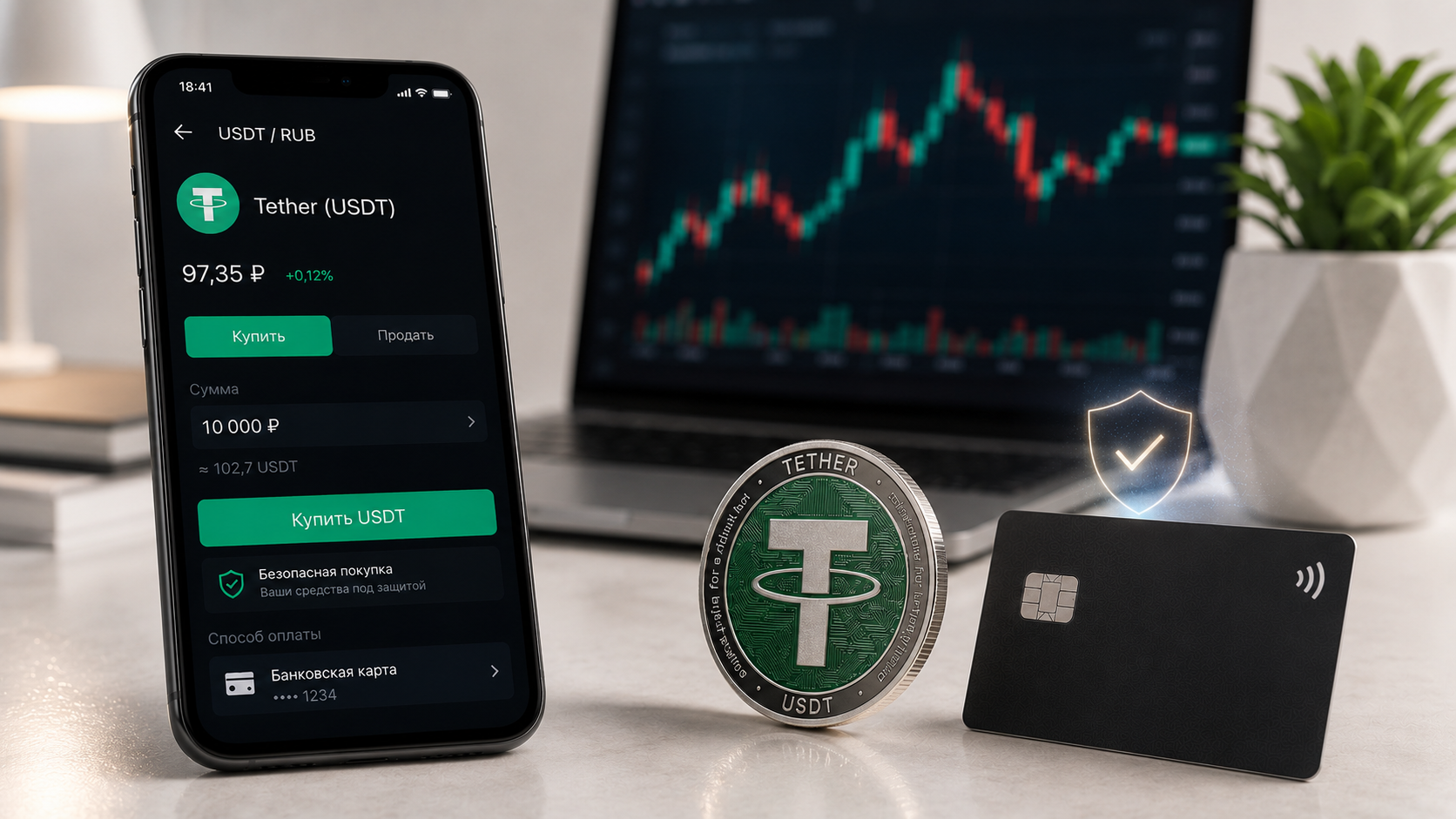 Как купить USDT безопасно: пошаговое руководство для покупки за рубли без риска