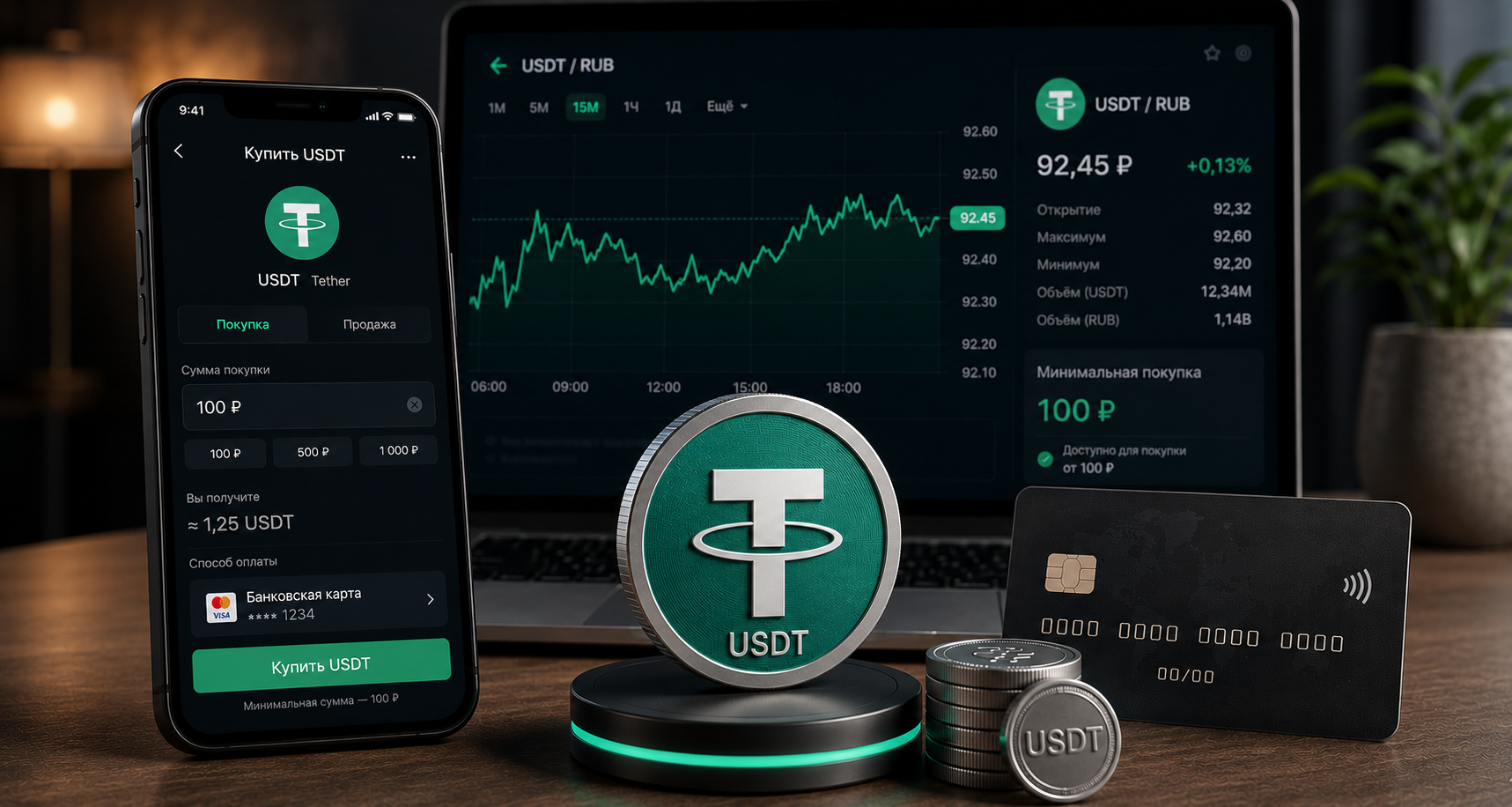 Как купить USDT на минимальную сумму: пошаговый разбор для новичков