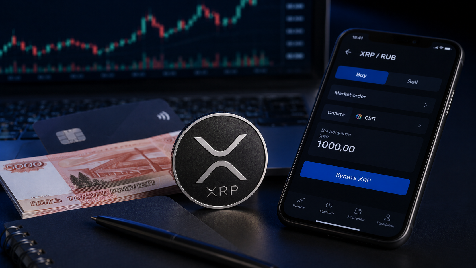 Как купить XRP в России в 2026: пошагово