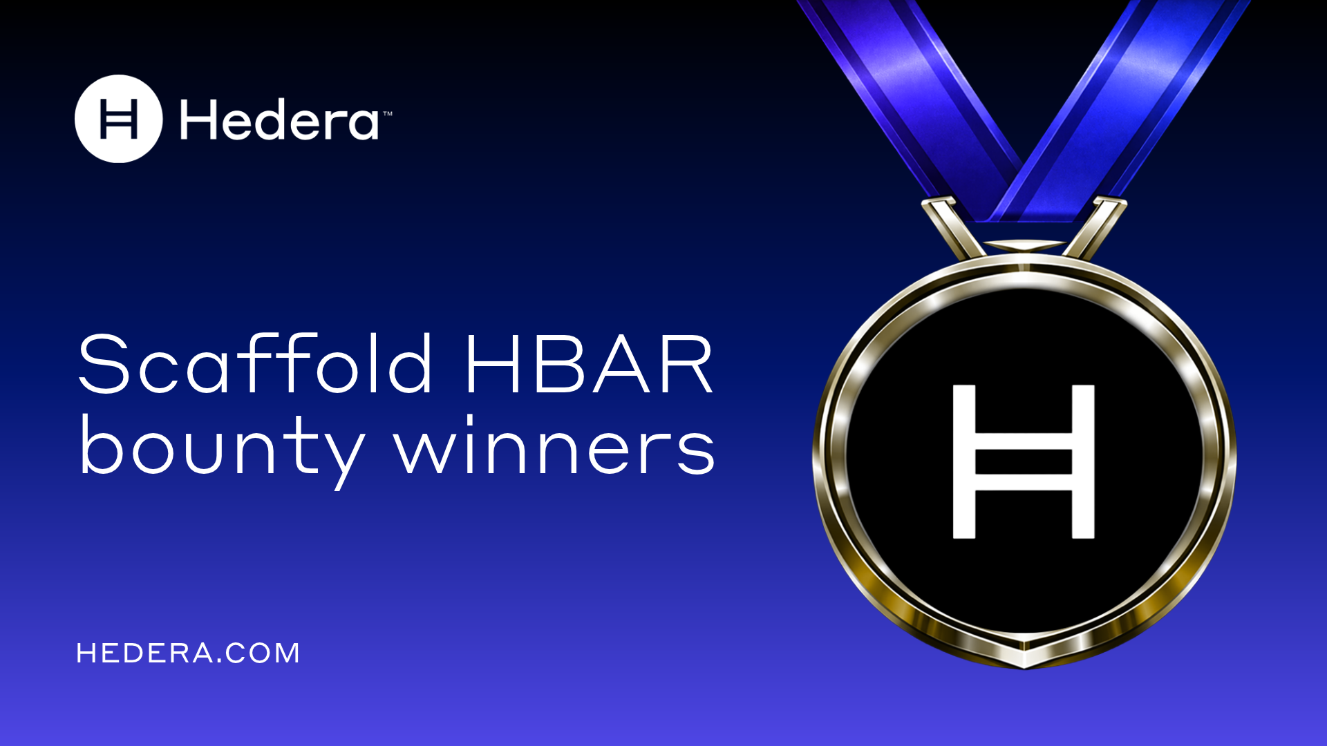 Hedera назвала победителей конкурса шаблонов Scaffold HBAR