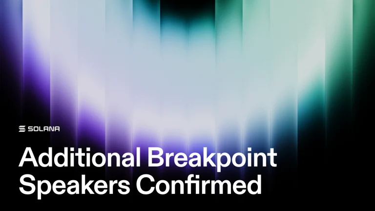 Solana раскрыла новых участников Breakpoint 2026 в Лондоне